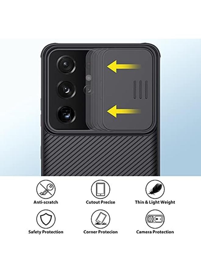 Nillkin S21 Ultra Phone Case 2021 For Samsung Galaxy S21 Ultra Case Camshield Pro Case With Slide Camera Cover Slim Protective Case For Samsung S21 Ultra 5G Case 6.8 Inch Black - Image 2