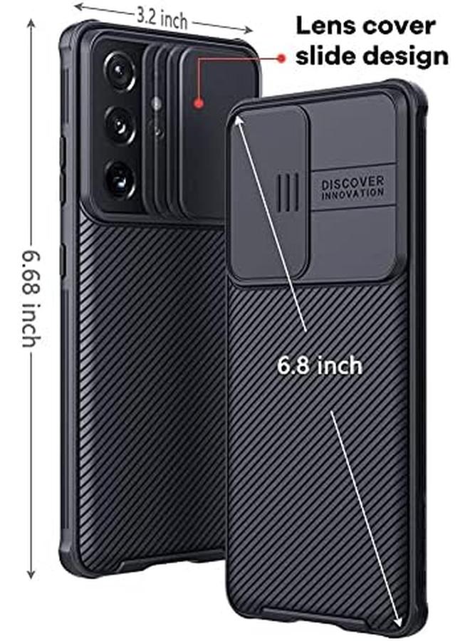 Nillkin S21 Ultra Phone Case 2021 For Samsung Galaxy S21 Ultra Case Camshield Pro Case With Slide Camera Cover Slim Protective Case For Samsung S21 Ultra 5G Case 6.8 Inch Black - Image 4