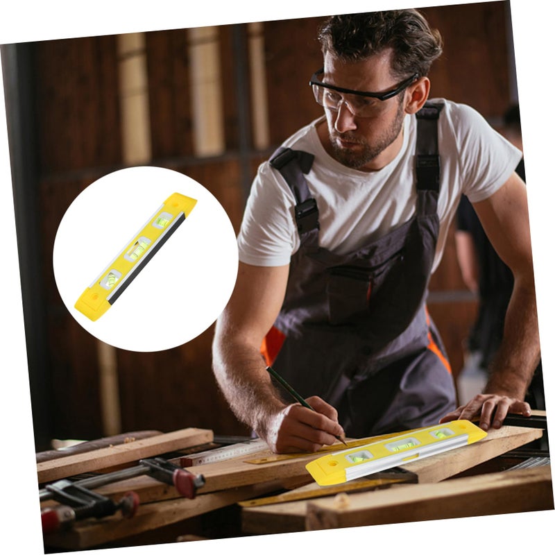 Magnetic Base Leveling Tool Multi Function Bubble Level Ruler for Home Renovation DIY Projects - Image 3