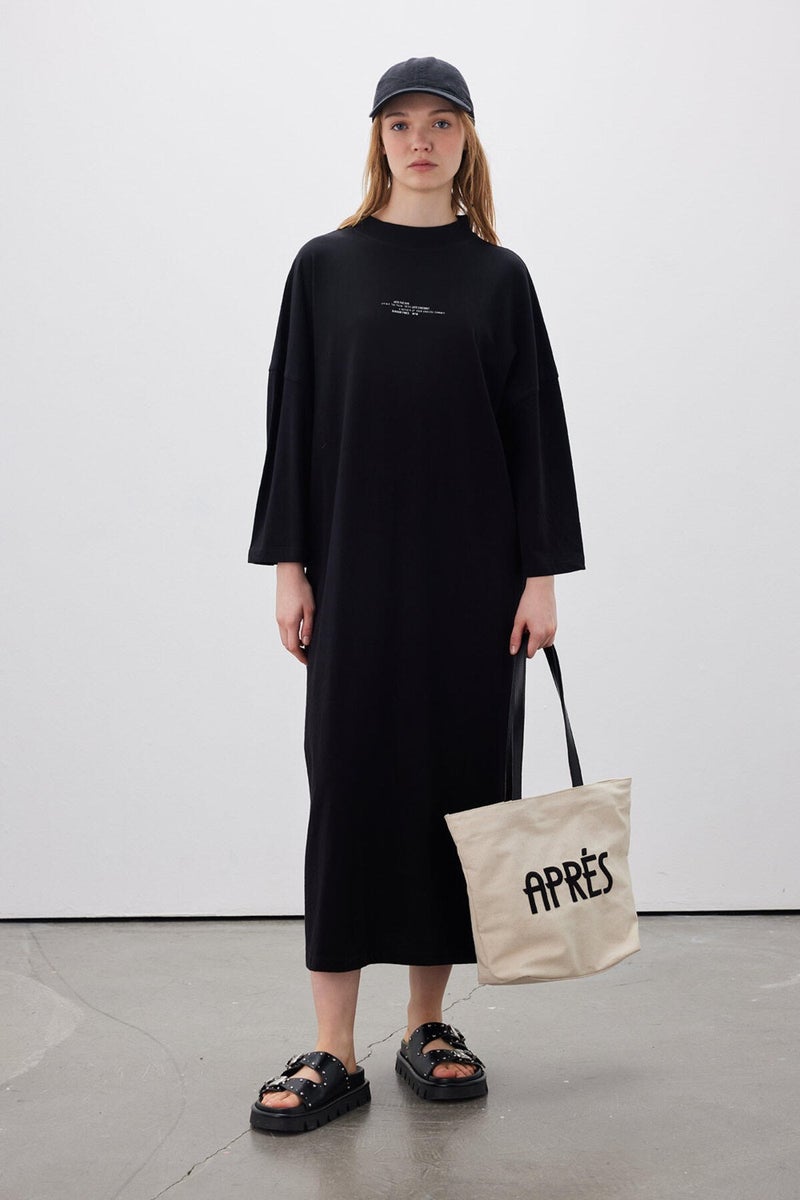 Manuka Black Relaxed Dress  - Image 1