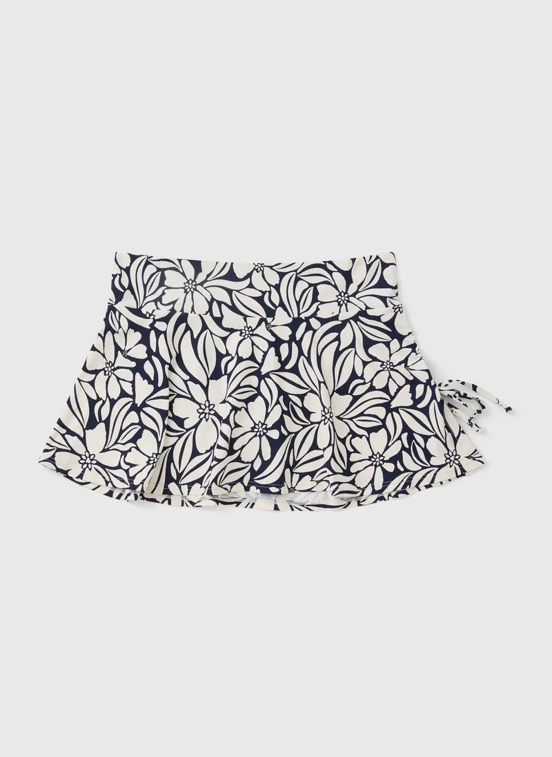 ماتلان تنورة ضيقة نسائية بطبعة بحرية