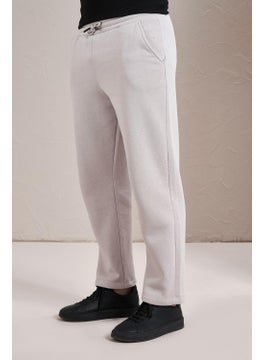 Tena Men's Stone (7002) Basic Straight Leg Three Rope Inner Raised Sweatpants  - Image 5