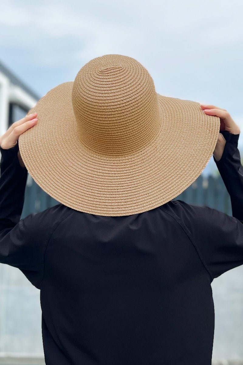 Remsa Mayo Remsa Swimsuit Straw Hat Camel Rş-57  - Image 1