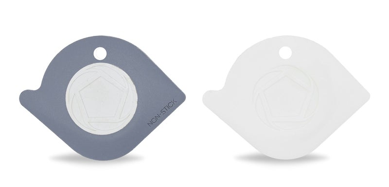 Full Circle Power Couple Cast Iron Pot Cleaner Pan Scraper White