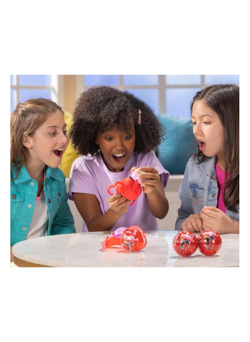 Miraculous Miraculous Surprise Miraball ZAG Heroez – 4-in-1 Collectible Set with Plushie, Metal Ornament Ball, Stickers & Ribbon – Kids Gift Ages 4+  - Image 4