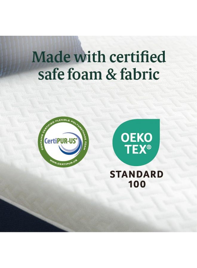 Zinus 10 Inch Modern Pocket Spring Hybrid Mattress, Smaller, More Convenient WonderBox Packaging, CertiPUR-US Certified Foams, Mattress-in-a-Box, Queen - Image 4