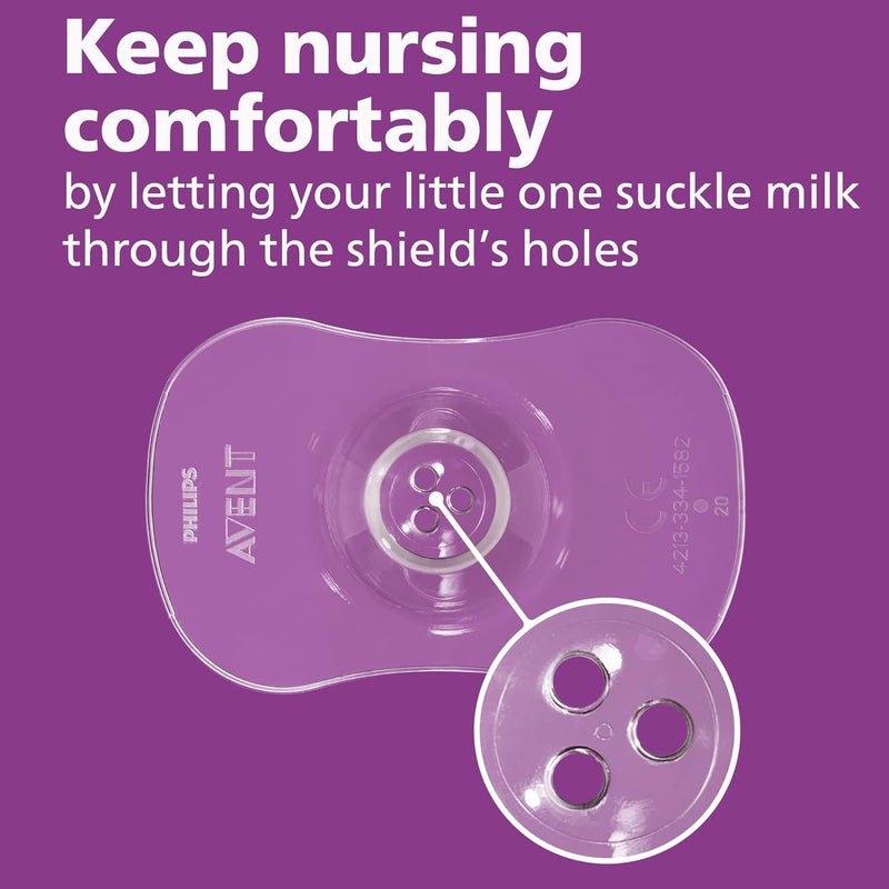 Avent Philips AVENT Nipple Shields with Storage Case 2 Pack Medium SCF15303 - Image 5