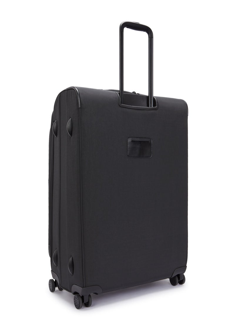kipling - New Youri Spin Large Wheeled Travel Case with Extendable Trolley Handle Black Noir - Image 1