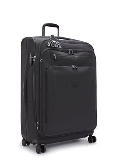 kipling New Youri Spin Large Wheeled Travel Case with Extendable Trolley Handle Black Noir  - Image 4