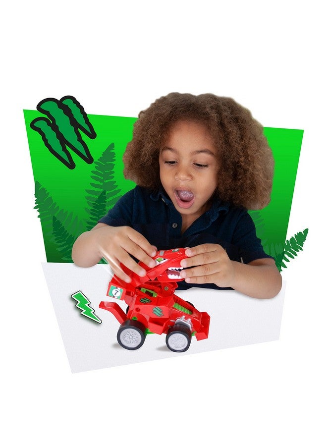 Deluxebase Convertimal Cars - Dinosaur from Dinosaur Transformer Car Toy. 2-in-1 Car Toy to Dinosaur Toy for Children. Great Gifts for Kids and Kids Party Favors. - Image 2