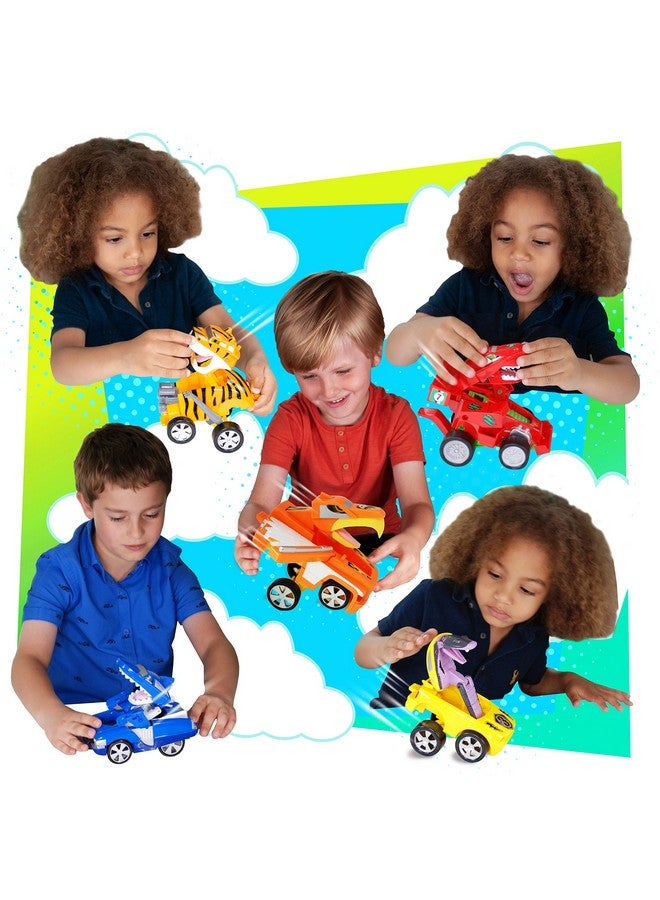 Deluxebase Convertimal Cars - Dinosaur from Dinosaur Transformer Car Toy. 2-in-1 Car Toy to Dinosaur Toy for Children. Great Gifts for Kids and Kids Party Favors. - Image 5