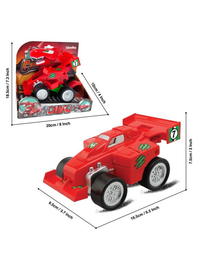 Deluxebase Convertimal Cars - Dinosaur from Dinosaur Transformer Car Toy. 2-in-1 Car Toy to Dinosaur Toy for Children. Great Gifts for Kids and Kids Party Favors. - Image 4