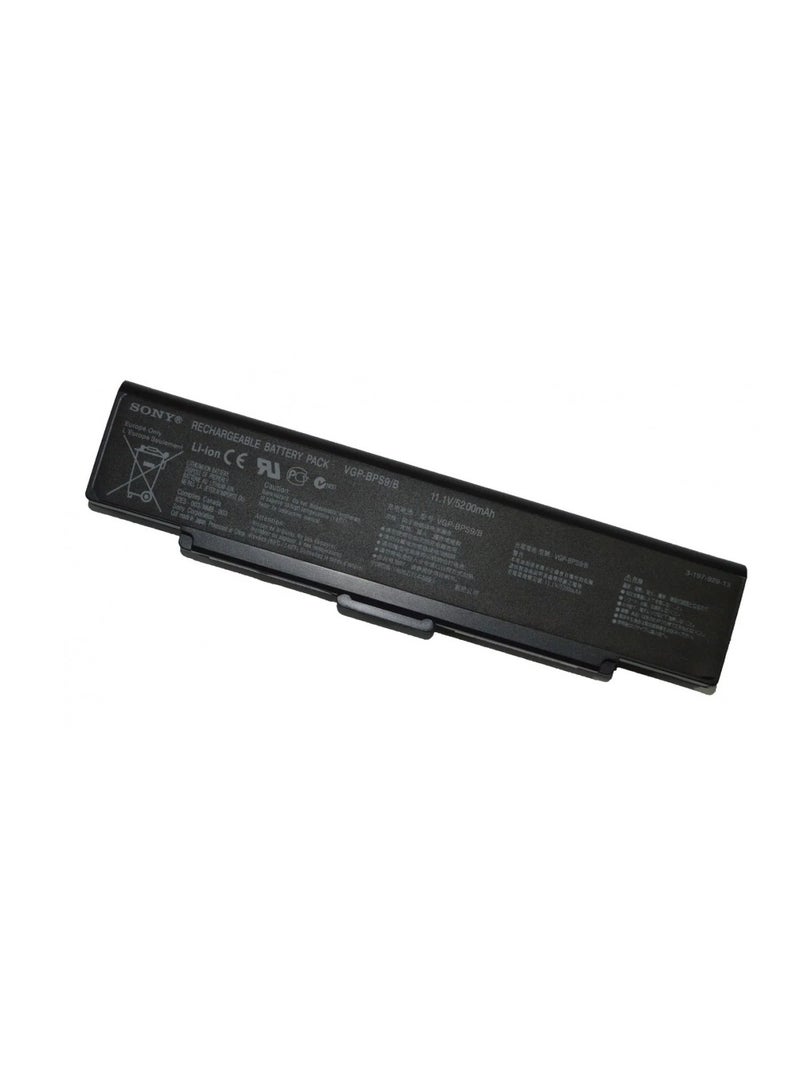 Terabyte Laptop Battery for Sony VAIO PCG VGN-AR VGN-NR VGN-SZ VGN-CR Series, fits P/N BPS9 VGP-BPL9 VGP-BPS9 VGP-BPS9/B VGP-BPS9/S VGP-BPS9A VGP-BPS9A/B (Silver 11.1V 5200mAh) - Image 1