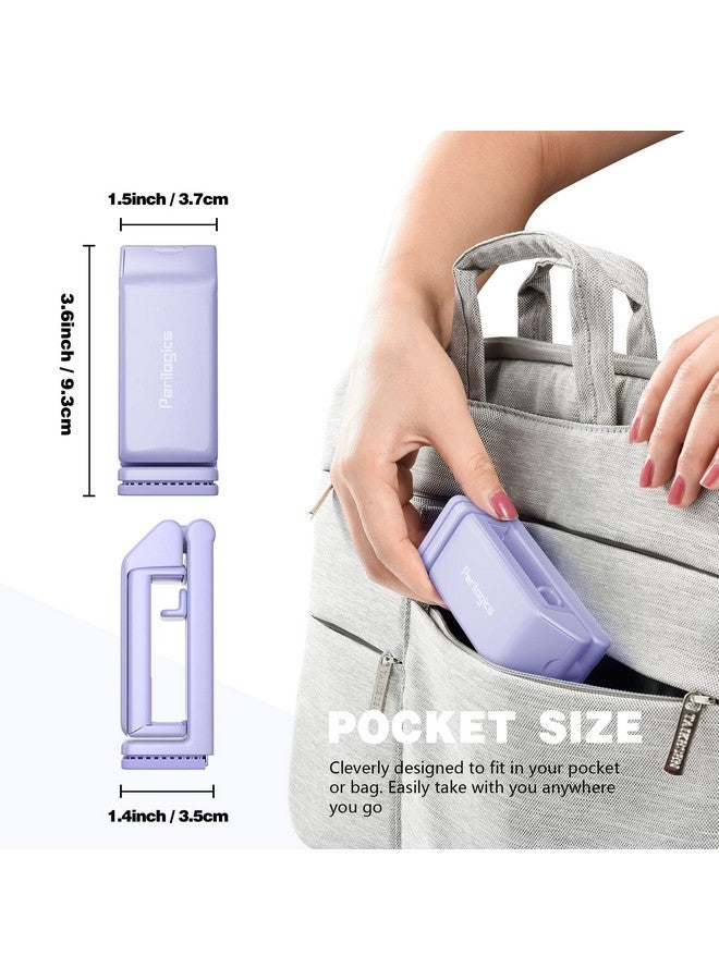 Perilogics Airplane Phone Holder Mount Universal in Flight Hands Free Viewing with Multi-Directional Dual 360 Degree Rotation (Lavender) - Image 3