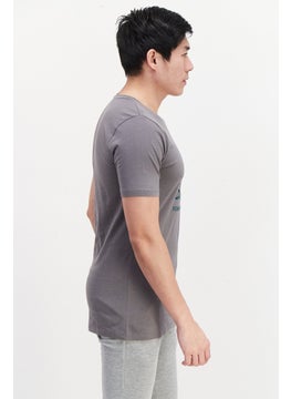 Aston Martin Men Sportswear Fit Short Sleeve T-Shirt, Grey  - Image 4