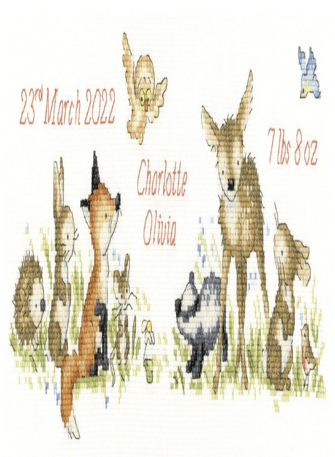 Bothy Threads Cross Stitch Kit - Woodland Welcome