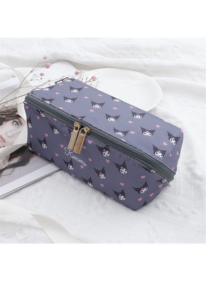 G-Ahora Cartoon Makeup Bag Cute Cosmetic Bag Portable Travel Cosmetics Storage Case Gift for Girls Women（MUB Ku 1） - Image 4