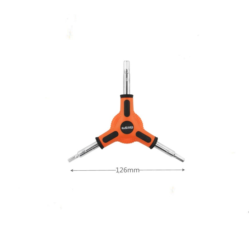 XUKEKOY 4mm 5mm 6mm 3-Way Bike Hex Wrench bicycle Cycling Torque Spanner Internal Hex Key Combination Repair Tools 3 Way Allen Wrench - Image 4