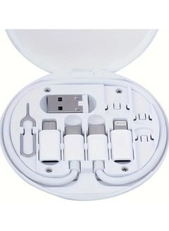 Home Clearance Sale Multi USB Charging Adapter Cable Kit: Versatile Connectivity With USB C To Cable Adapter Box, Inclusive Conversion Set With USB A & Type C For Male Micro/Type C, Ideal For Data Transfer, Card Storage, Tray Eject Pin, And Convenient Phone Holder Integration For Enhanced Utility  - Image 1
