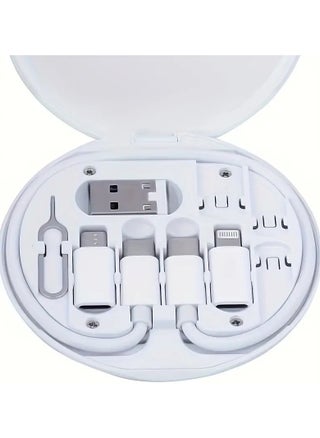 Multi USB Charging Adapter Cable Kit: Versatile Connectivity With USB C To Cable Adapter Box, Inclusive Conversion Set With USB A & Type C For Male Micro/Type C, Ideal For Data Transfer, Card Storage, Tray Eject Pin, And Convenient Phone Holder Integration For Enhanced Utility - pzsku/Z99552591D843856A0513Z/45/_/1725531133/404e9f9b-eb40-4150-9545-4e7e90f07310