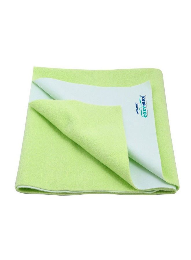 Newnik Baby Mat Waterproof Dry Sheet;Reusable Absorbent Sheets;Underpads (Size: 140Cm X 100Cm) Lemon Green Large - Image 1