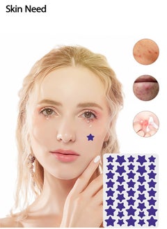 Skin Need Cute Star Face Stickers – Colorful Decorative Facial Patches for Cheeks & Forehead, Waterproof Skin-Friendly Makeup Stickers for Selfies and Parties  - Image 1