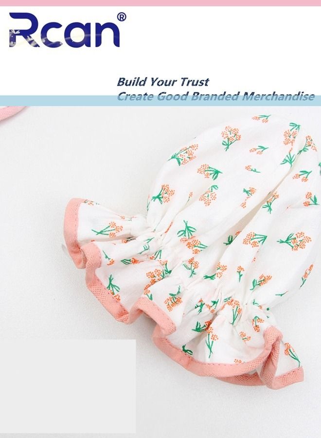 Rcan Baby Cotton Windproof Sunshade Fisherman Hat Cute Princess Decorative Cap 1-2 Years Old  - Image 3