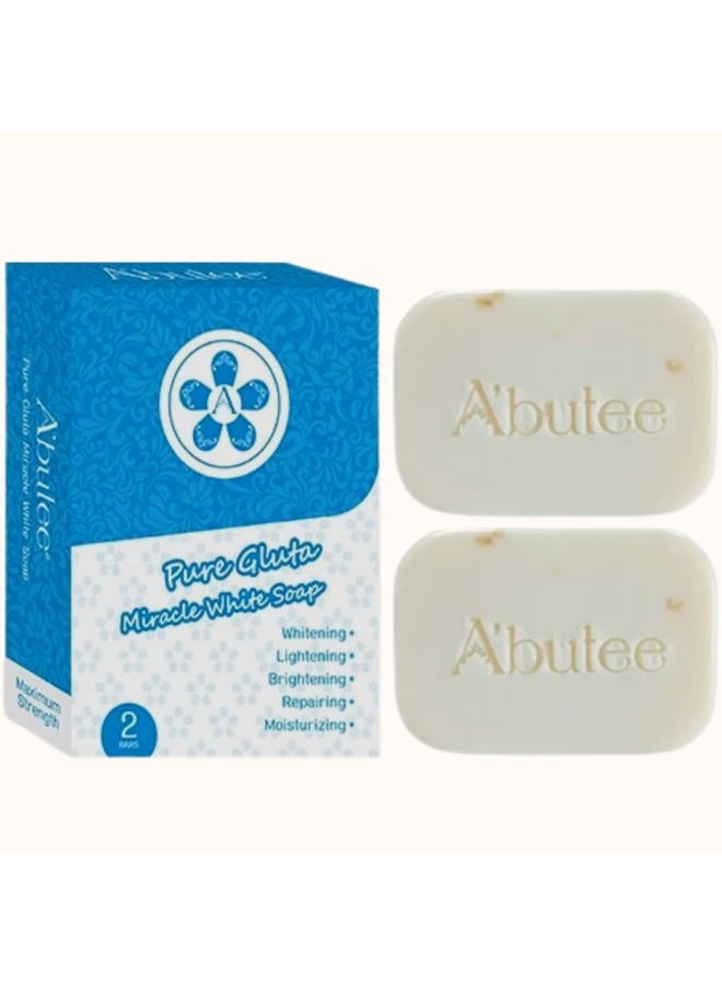 A'butee Pure Gluta Miracle White Soap-Natural Skin Whitening-Lightening-Brightening-Repairing-Moisturizing (Pure Gluta) - Image 1