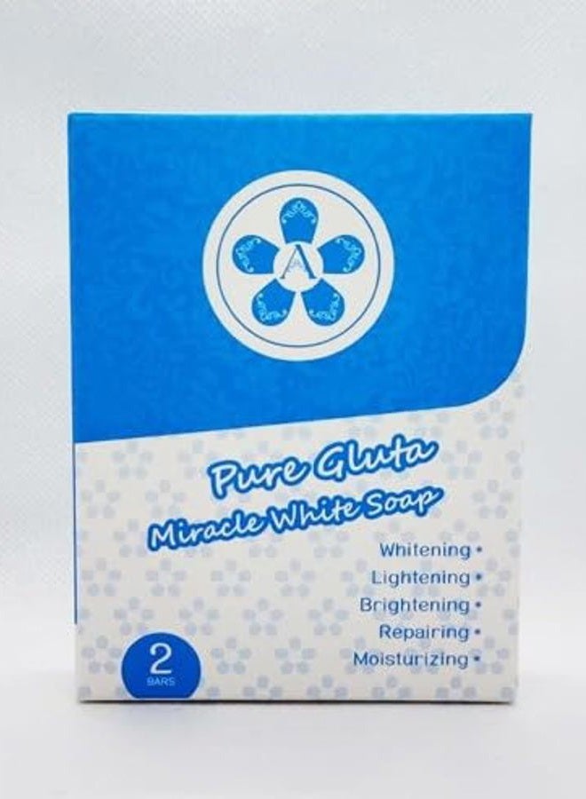 A'butee Pure Gluta Miracle White Soap-Natural Skin Whitening-Lightening-Brightening-Repairing-Moisturizing (Pure Gluta) - Image 2