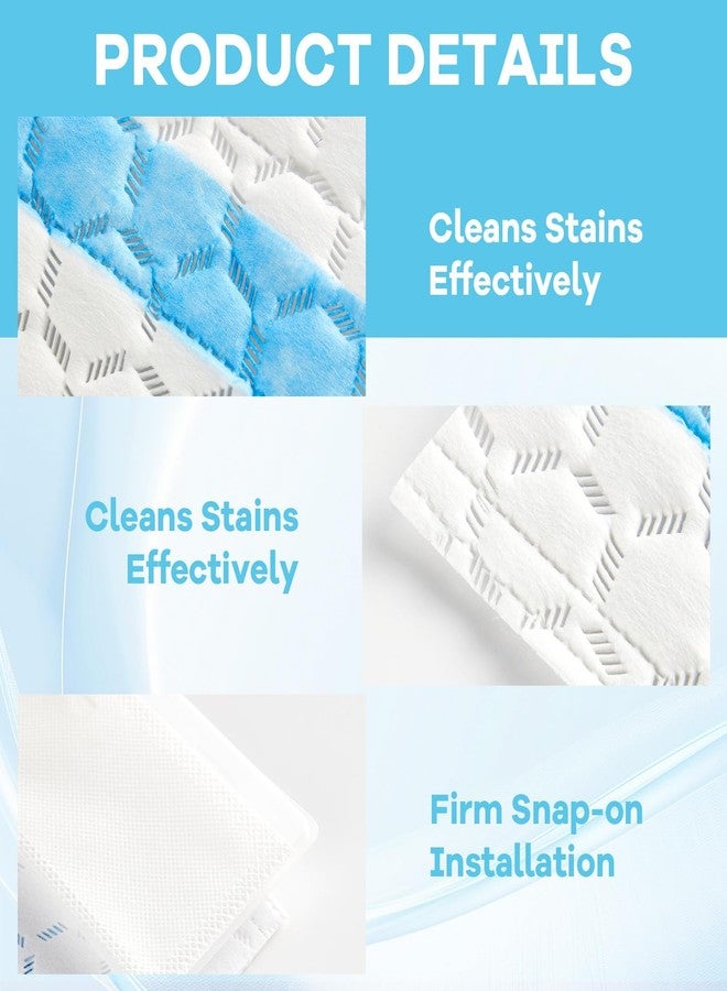 Conderyang 50 Pcs Disposable Mop Replacement Pads, Heavy Duty Cleaner Pad Refill Compatible with VM252 VM251 VM200 VM190 VC205 QM250 Models, Essential Household Vacuum Mops Replacement Accessories - Image 3