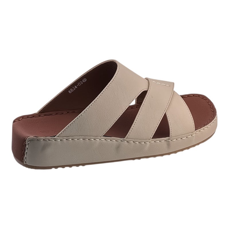AET A E T Handmade Arabic Sandals For Men | Outdoor Mens Slippers | Genuine PU Leather With Buckle - Image 1