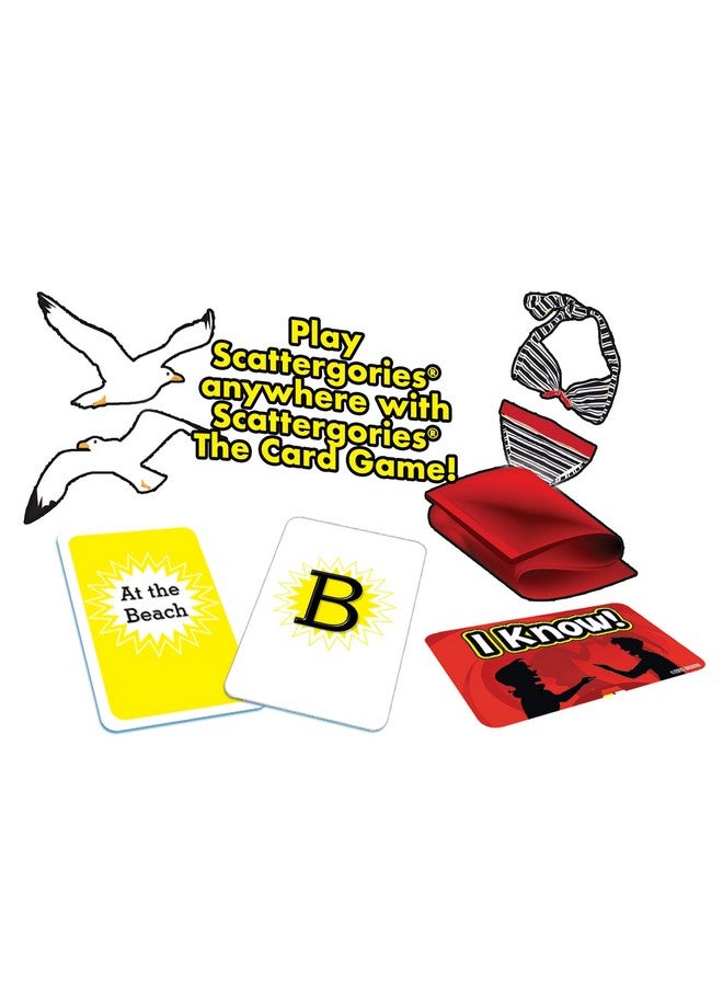 Winning Moves Scattergories The Card Game, Fast-Paced Play At Once Card Game of Categories, for 2 or More Players, Ages 8+ - Image 2