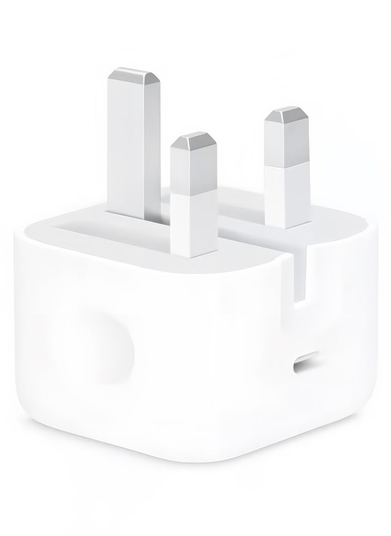 20W USB-C fast charging head, compatible with the entire iPhone 16 to 11 series, iPad, etc., allowing your Apple devices to "recharge" quickly.
