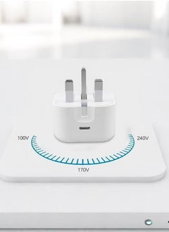 Generic 20W USB-C fast charging head, compatible with the entire iPhone 16 to 11 series, iPad, etc., allowing your Apple devices to "recharge" quickly.  - Image 2