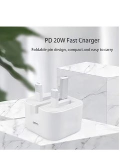 Generic 20W USB-C fast charging head, compatible with the entire iPhone 16 to 11 series, iPad, etc., allowing your Apple devices to "recharge" quickly.  - Image 4