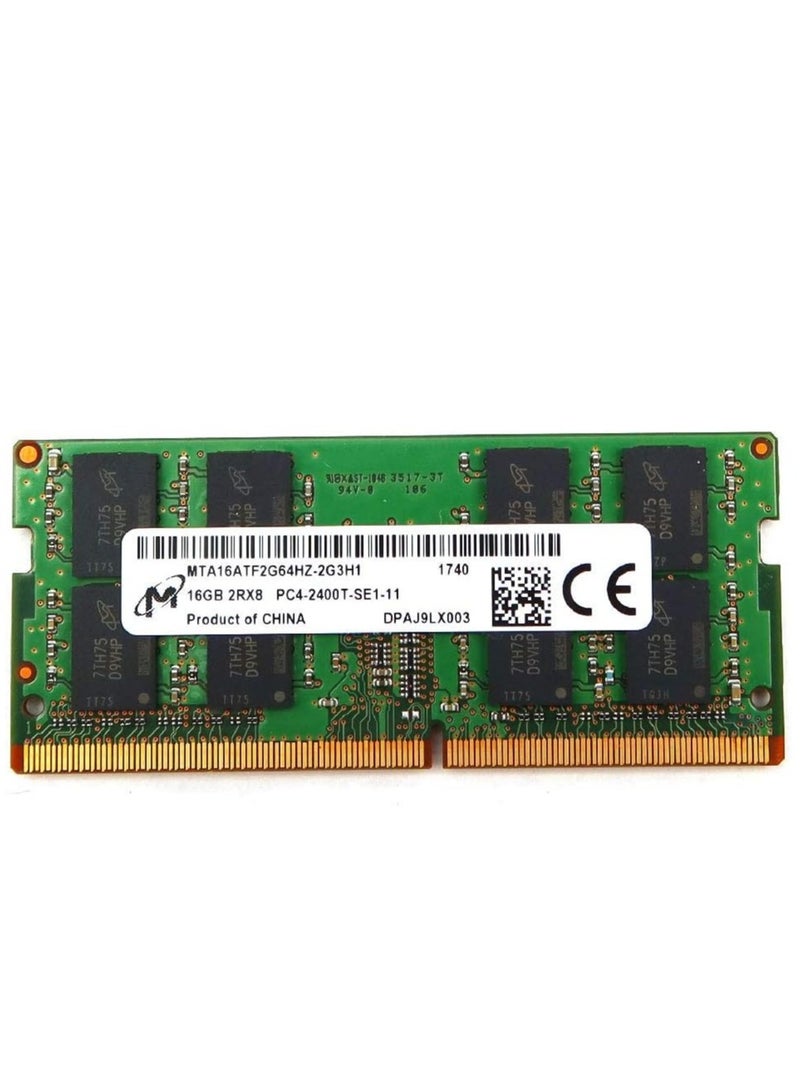 ميكرون لابتوب اصلي 16GB 2Rx8 2400Mhz PC4-2400T ذاكرة RAM سوديم MTA16ATF2G64HZ-2G3H1