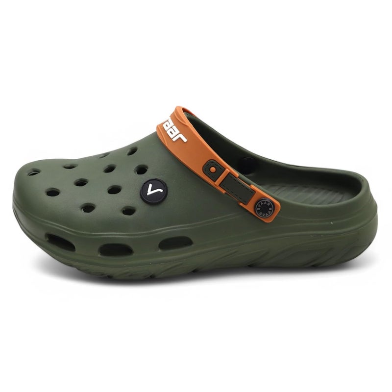 SVAAR صنادل سفاار للرجال خفيفة الوزن فائقة النعومة قابلة للتنفس ومقاومة للماء مع حزام خلفي قابل للتعديل باللون الأزرق المائي - Image 3