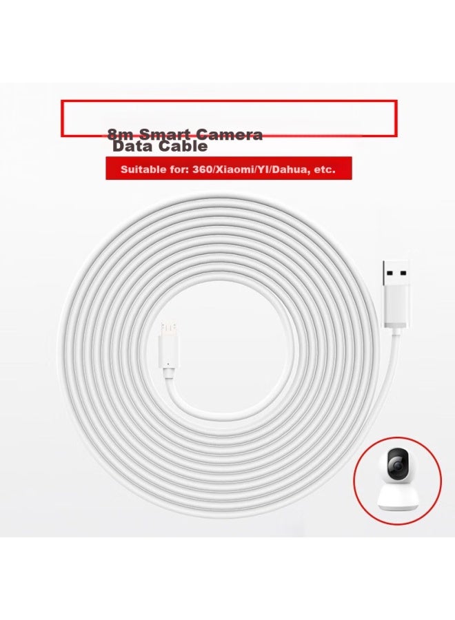 trendsetter Meter Power Extension Cable For Xiaomi Camera, 360-degree, Compatible With Xiaobai, Yingshi, Huawei, Lechuan, Xiaoyi, Tp-link, Puan, Qiaoan, And Android Cameras - Image 2