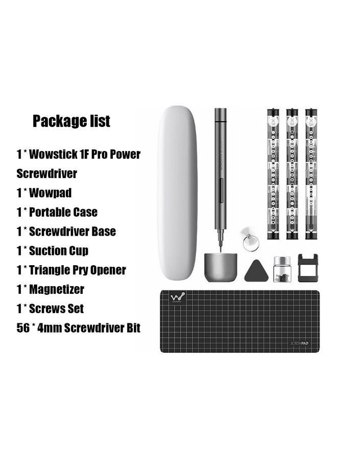 NIBEMINENT Electric Screw Driver Kit Black/White 27x6x11.3cm  - Image 2