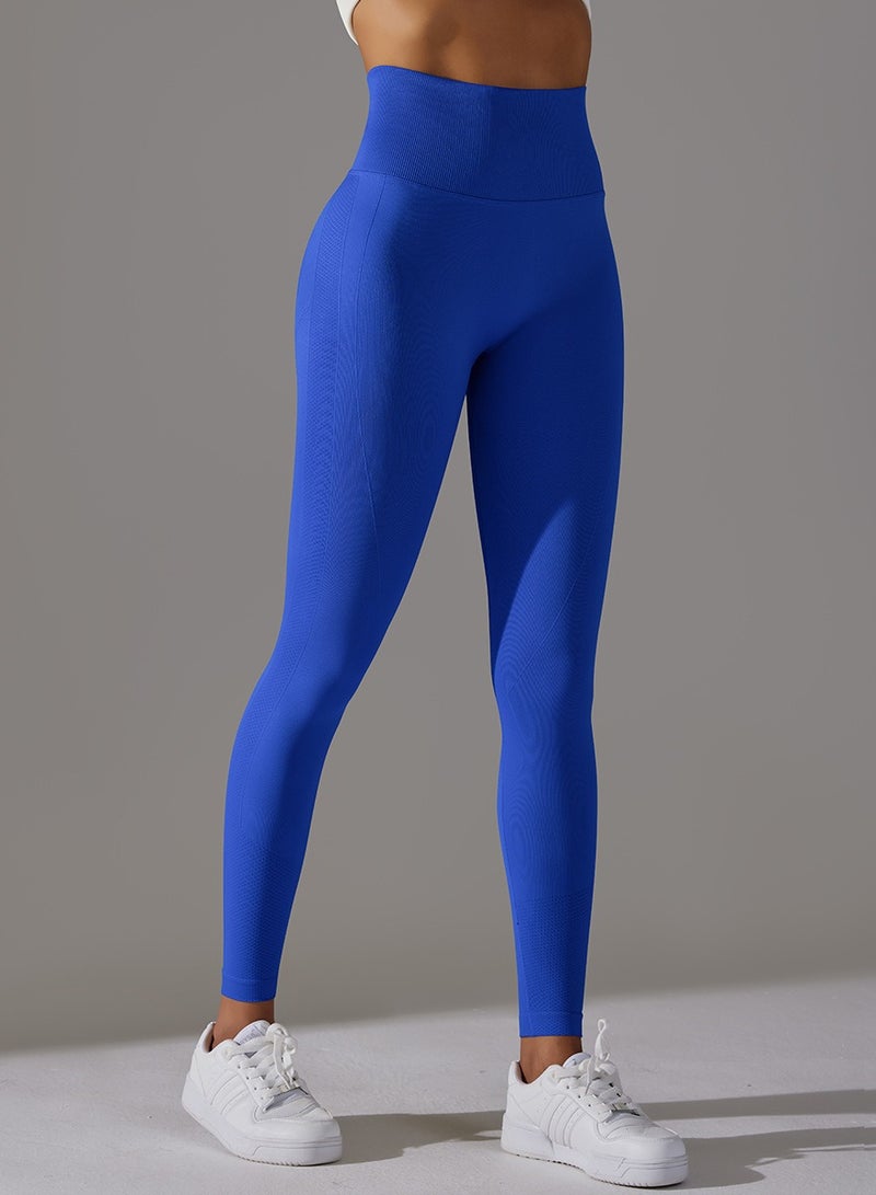Loquat Yoga Tight Fitting Stretch Soft Pants Blue  - Image 2