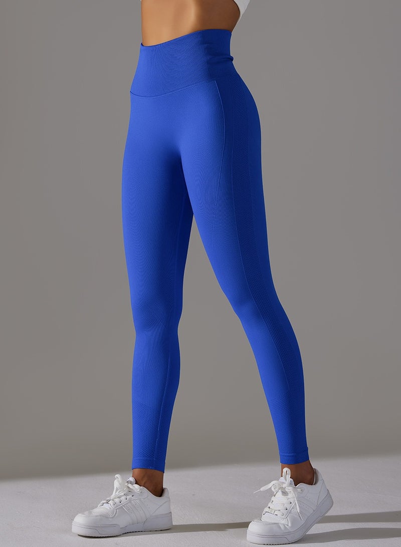 Loquat Yoga Tight Fitting Stretch Soft Pants Blue  - Image 1