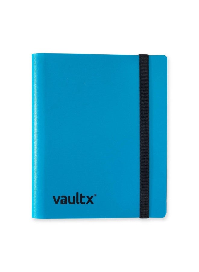 Vault X Binder 4 Pocket Trading Card Album Folder 160 Side Loading Pocket Binder For Tcg (Blue) - Image 1