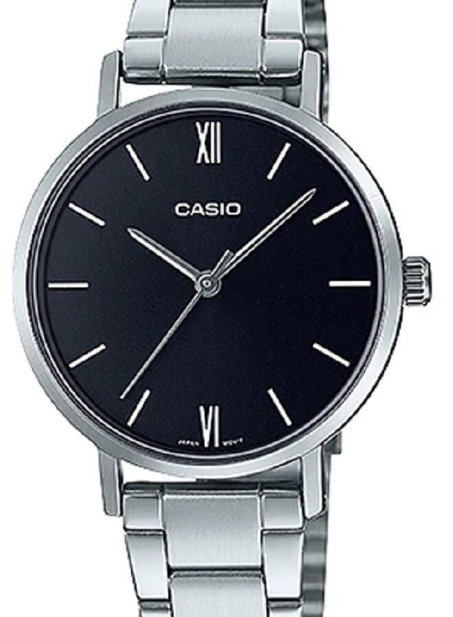 CASIO ساعة يد تناظرية من الفولاذ المقاوم للصدأ LTP-VT02D-1AUDF - Image 3