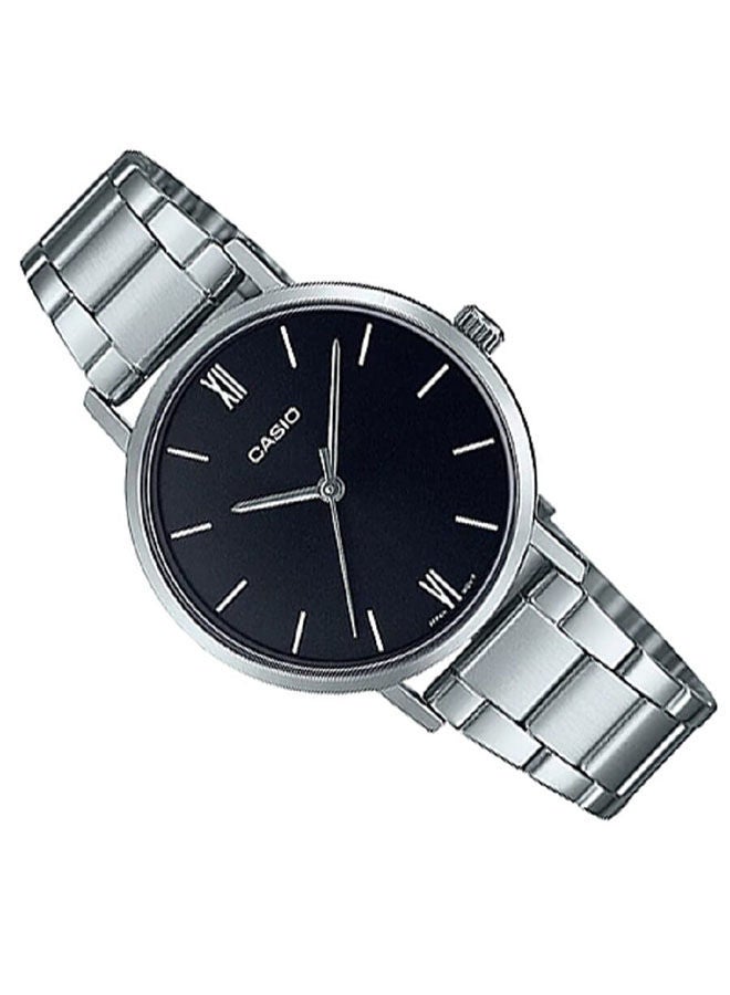 CASIO ساعة يد تناظرية من الفولاذ المقاوم للصدأ LTP-VT02D-1AUDF - Image 2