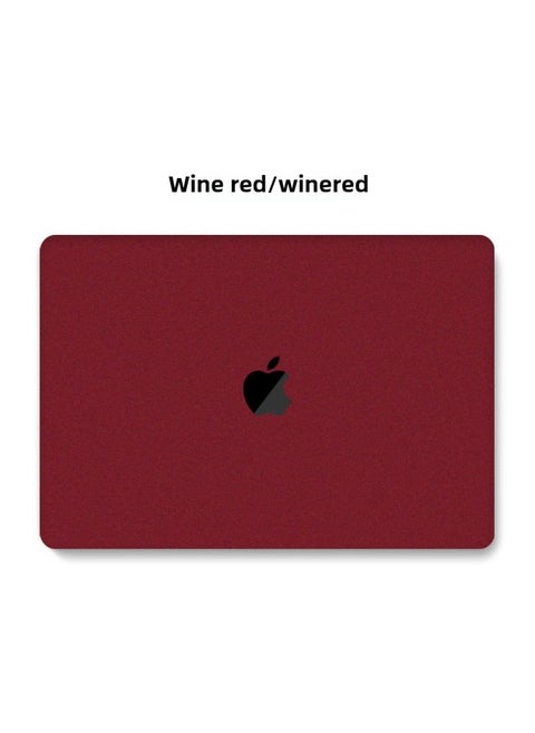 Protective Case For Apple Computer Macbookair Protective Case Quicksand Pro13 Apple Notebook Protective Case-Color:Quicksand Hollow-wine Red (spot)-Applicable Model:2019-2016pro15(A1707/A1990)