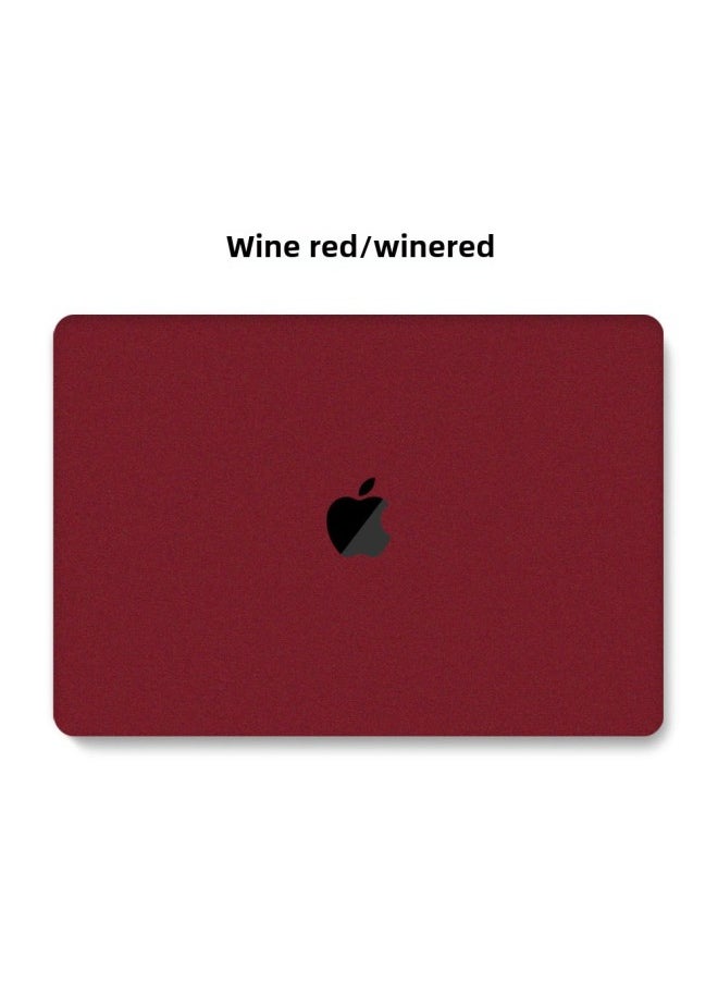 Generic - Protective Case For Apple Computer Macbookair Protective Case Quicksand Pro13 Apple Notebook Protective Case-Color:Quicksand Hollow-wine Red (spot)-Applicable Model:2019-2016pro15(A1707/A1990) - Image 1