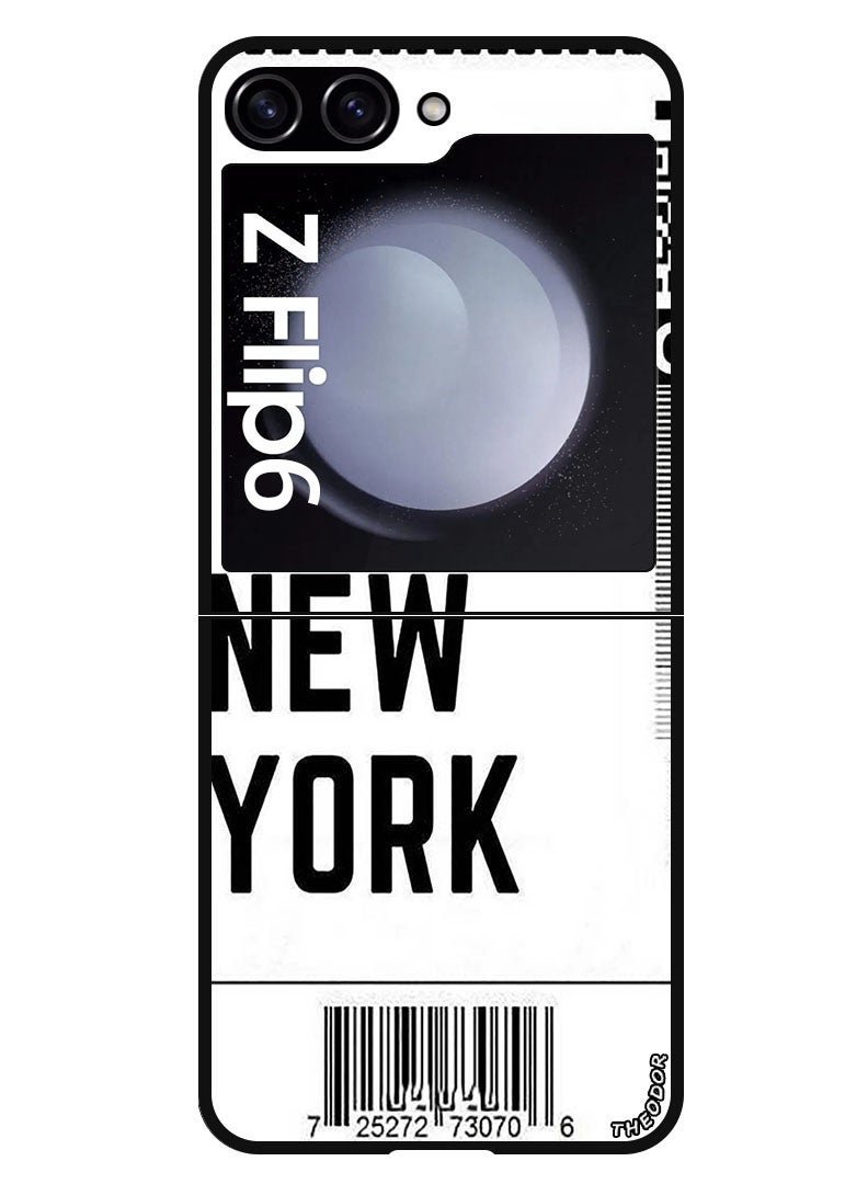 Theodor Protective Case Anti Scratch Shock Proof Bumper Cover For Samsung Galaxy Z Flip 6 NYC - Image 1