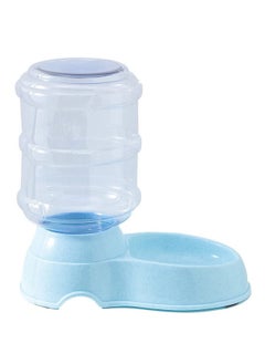 Kuber Industries Dog Food Bowl|Drinking Fountain Cat & Dog Bowl|Reusable,Durable|Bowl With Refillable Water Bottle|Ls147Bl|3500Ml|Blue  - Image 2