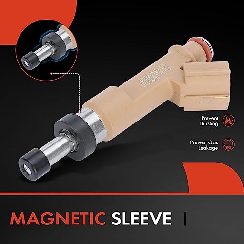 A-Premium حقن وقود A-Premium متوافقة مع تويوتا كورولا 2009-2017، ماتريكس 2009-2013 و سايون xD 2008-2009، L4 1.8L، مجموعة من 4، استبدال# 232500T010 - Image 3