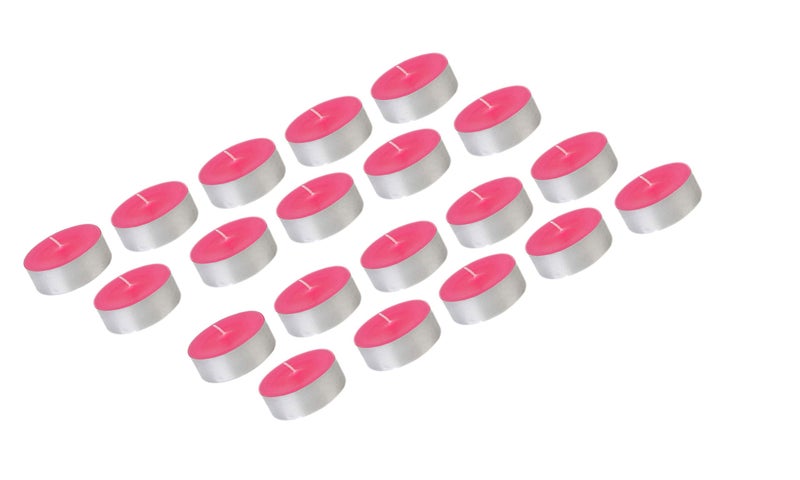 atorakushon® Paraffin Wax Smokeless Scented 40 Pink T-lite Floating Candle Decorate for Any Occasion - Image 2